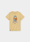 T-shirt "Garfield: Sleepyhead" - butter yellow (children's)