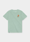 T-shirt "Pumuckl Laughs" - mint, women