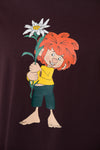 T-shirt "Pumuckl Edelweiss" - maroon