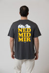 T-Shirt "Peanuts: Ned mid mir" - dunkelgrau