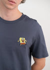 T-shirt "SpongeBob is running" - slate grey