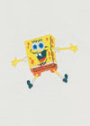 T-Shirt "Spongebob: Aloha" - antique white