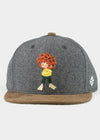 Cap "Grantig by nature" - dark gray (kids), v2