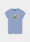 T-shirt "Oh how beautiful Bavaria is" - light blue (women's)
