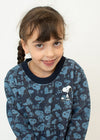 Sweater "Peanuts" - dark blue (children's)