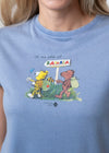 T-shirt "Oh how beautiful Bavaria is" - light blue (women's)